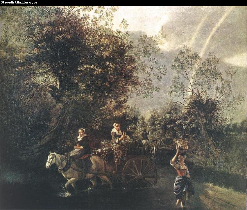 Jan Siberechts Crossing a Creek